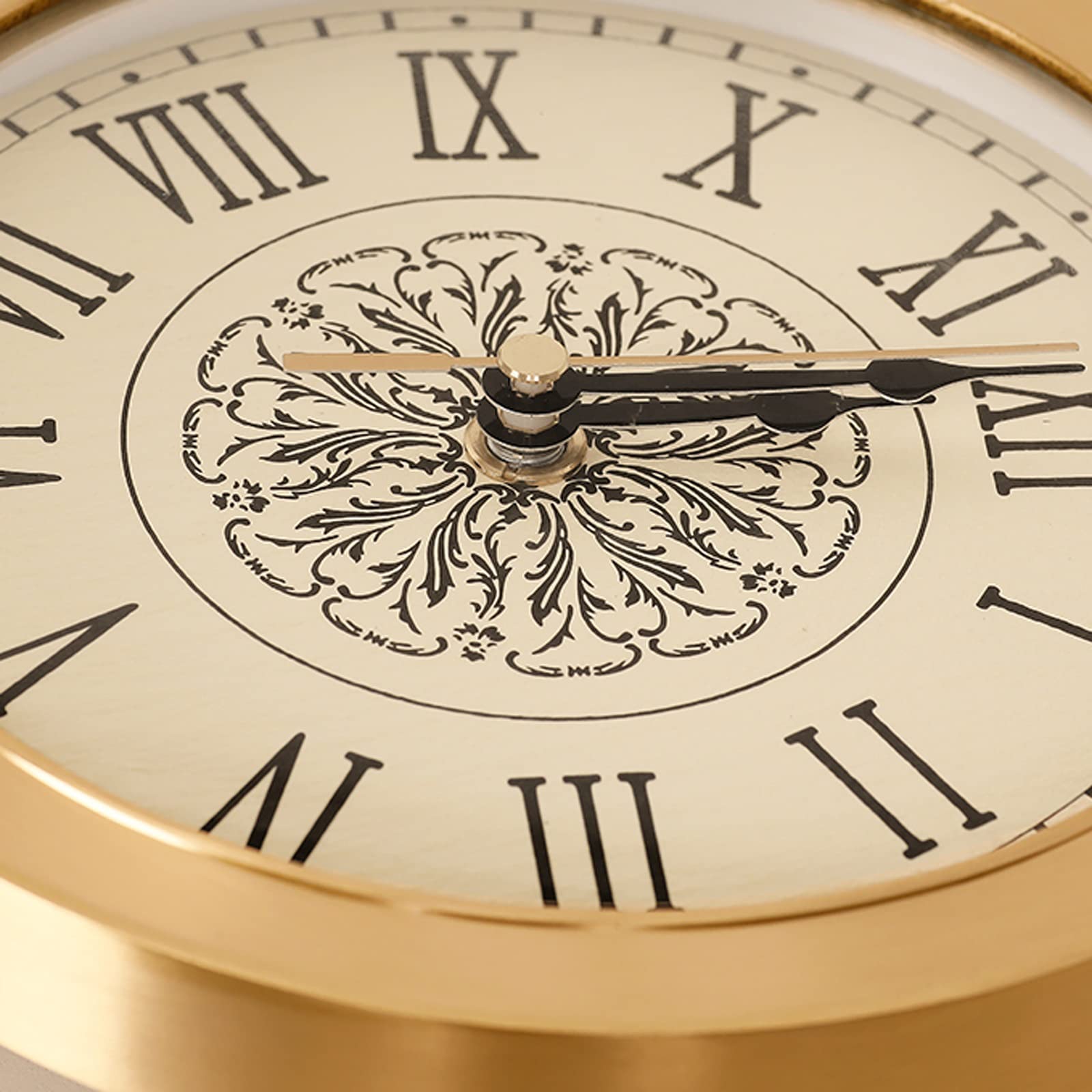 Amazon.com: QTBH Desk Clock Table Clock Light Luxury Pure Brass
